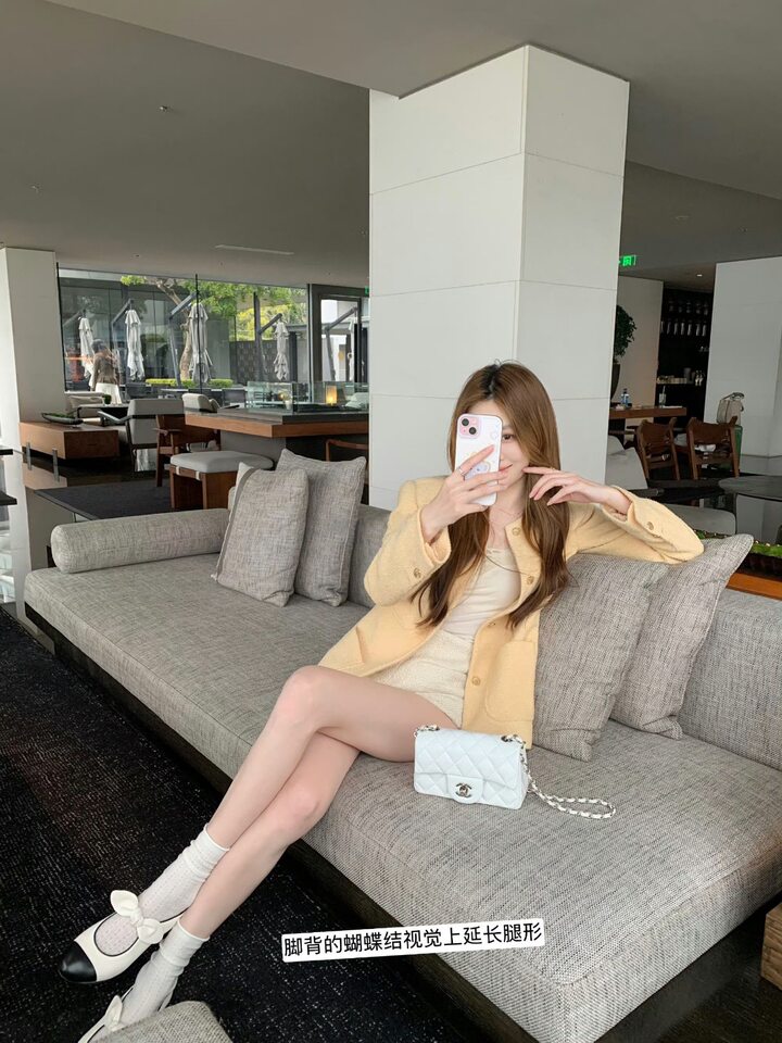 Giày Mary Jane nữ da thật đính nơ, đế dày gót ẩn tăng chiều cao, mũi tròn — Bạc, độn gót, hàng có sẵn, Màu be, độn đế, hàng có sẵn, Màu trắng sữa, độn đế, hàng có sẵn chi tiết 13