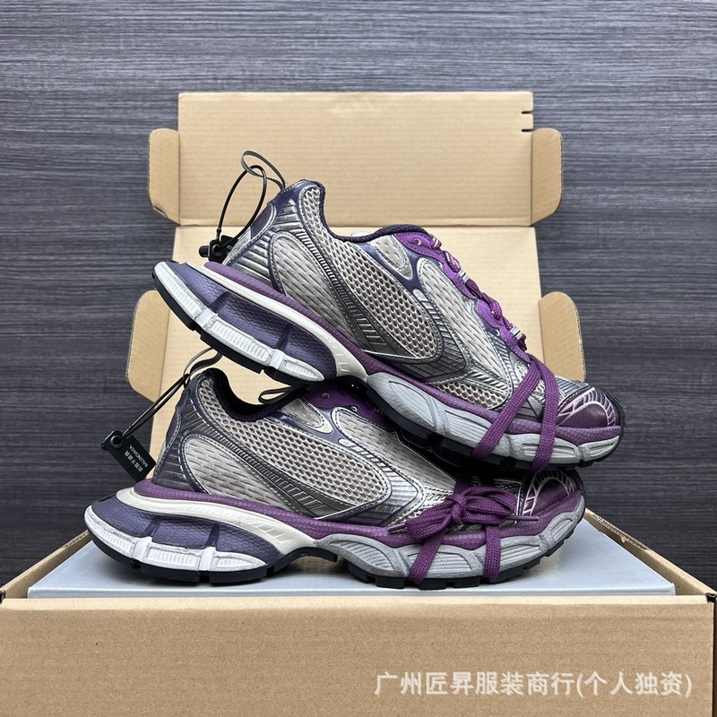 跨境专供毒家现货25ss巴黎B家纯原版本做旧3XL十代米金潮流跑鞋|undefined