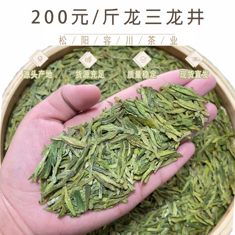 2025 New Listing Longsan Longjing Green Tea Wholesale No. 43 Loose Tea with Rich Bean Aroma, Long-Lasting Freshness and Refreshing Tea for Personal Consumption