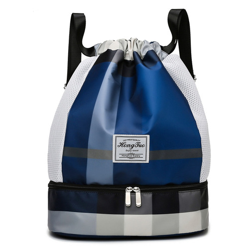 Cross-border Korean-style minimalist yoga bag, lightweight waterproof casual travel bag, dry-wet separation swimming fitness backpack