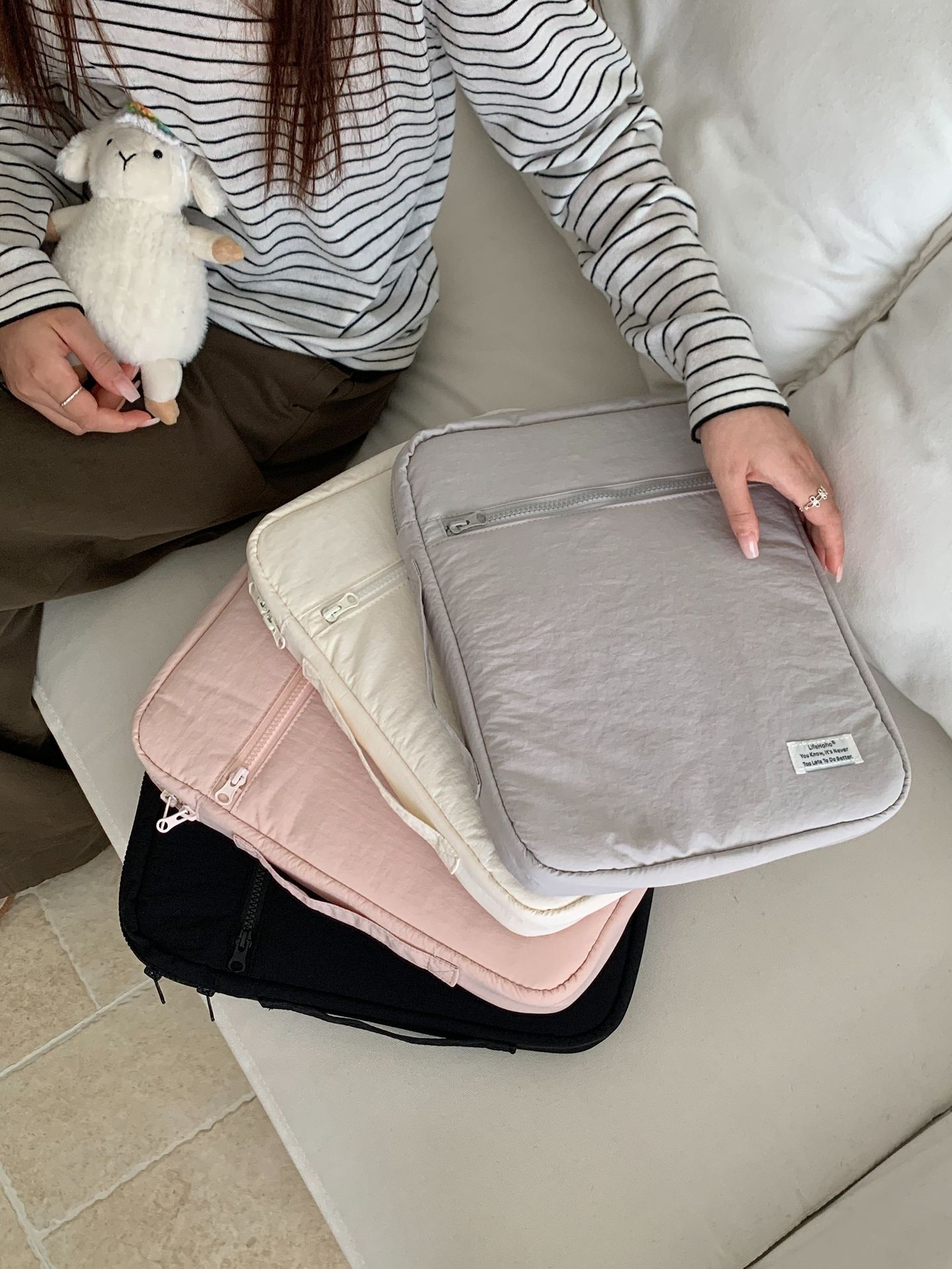 Ins New Laptop Bag Suitable for iPad 10inch 11inch Tablet Bag 13inch 14inch Inner Bag