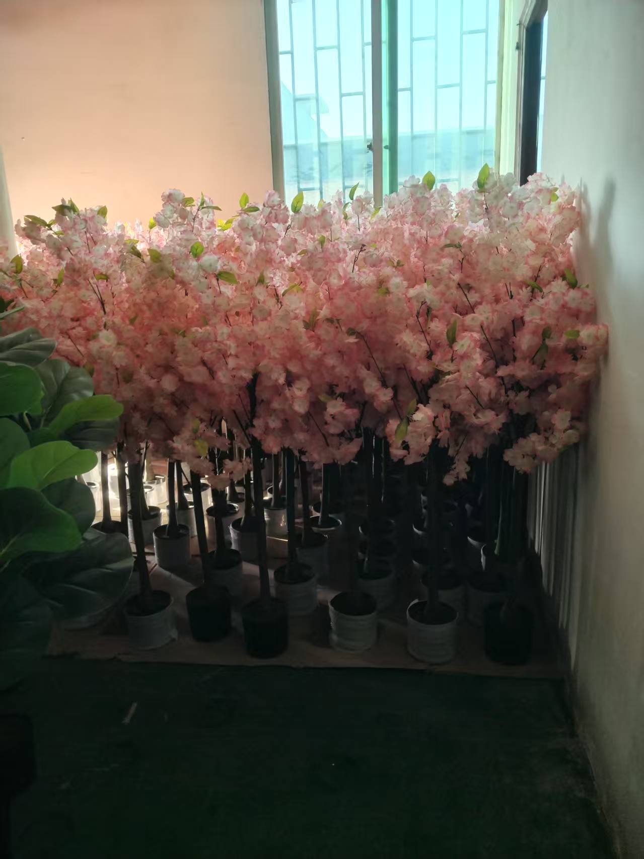 Artificial Cherry Blossom Tree For Festive Landscape Decoration_voghion.com