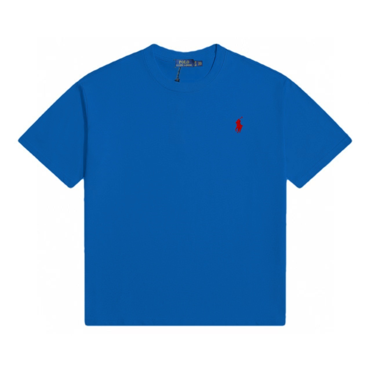 Blue-red label