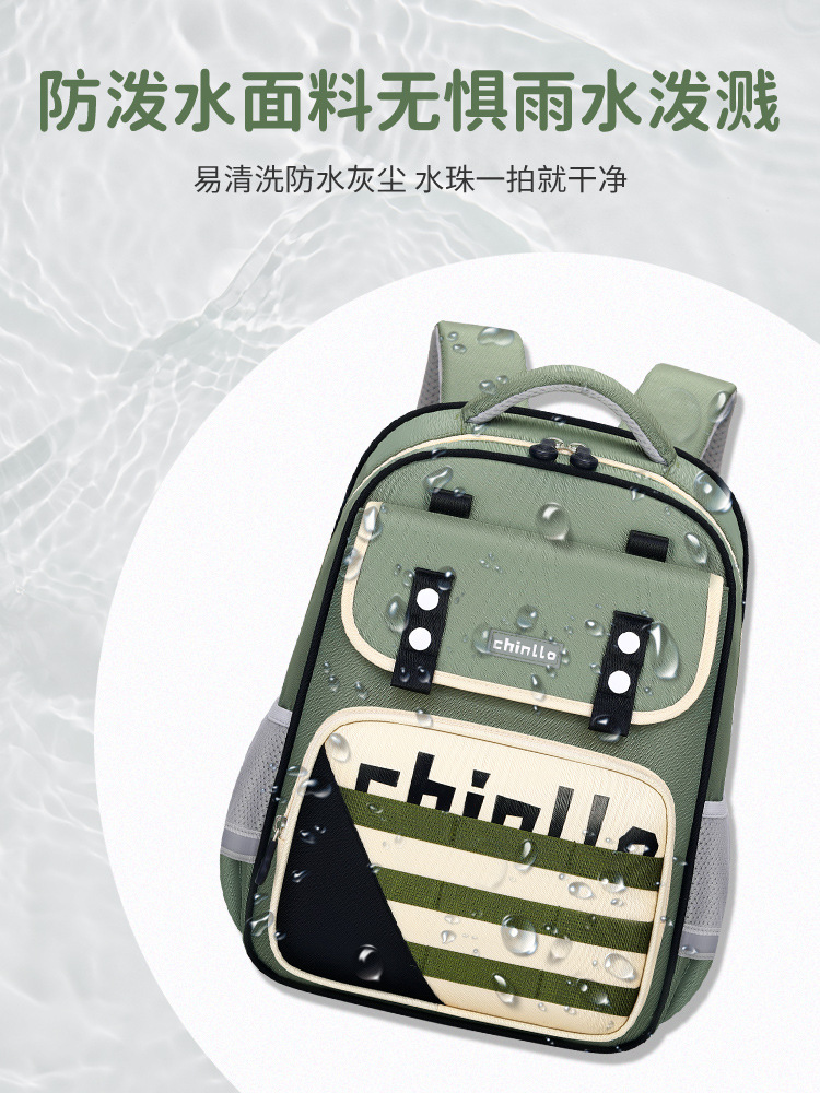 2024 bolsas escolares de estudiantes de primaria 1 - 3 - 6 grados para niños y niñas anti-compresión reduciendo la carga de la cresta protector contra derrames mochila anti-jorobas