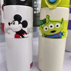 迪士尼兒童保溫杯316食品級學生上學專用水杯便攜防漏雙飲杯