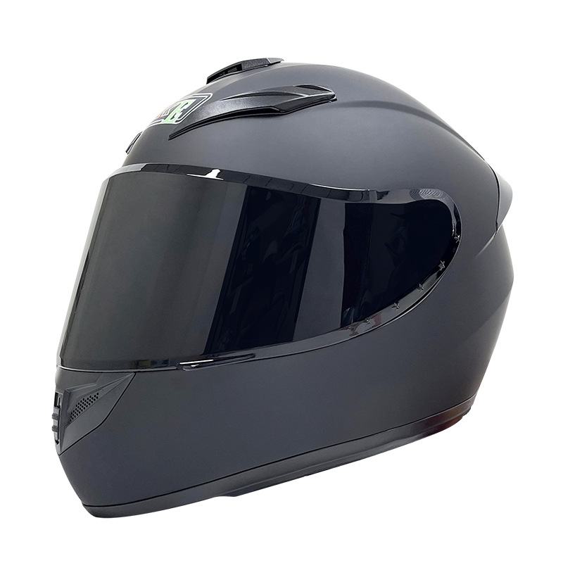 Ciclismo casco de motocicleta para hombres y mujeres Four Seasons universal Knight invierno cálido protección solar casco completo