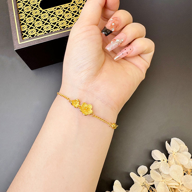 Vietnam Sha Jin simple pulsera de flores elegantemente femenina en línea lo mismo insfeng alta sensación de fábrica de suministro al por mayor