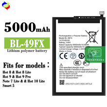 适用于传音Hot8/Note 7 Lite大容量手机电池BL-49FX工厂批发外贸