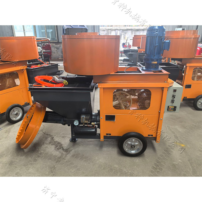 水泥砂浆喷涂机 小型多功能墙体喷灰机 工地施工用高压喷浆机