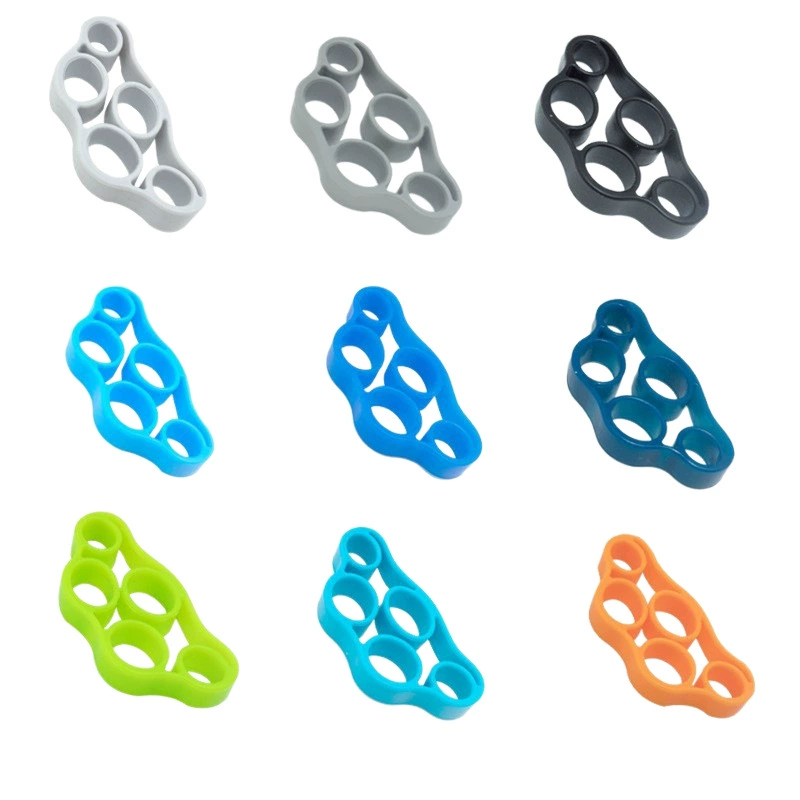 Silicone finger trainer finger tension ring finger finger exercise hand rehabilitation tensor five finger training device manufacturers