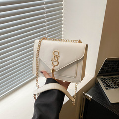 鏈條小方包包女包2024夏季新款時尚單肩包跨境外貿代發百搭斜挎包