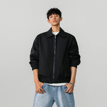 2025主推春装新款美式复古飞行服夹克短款外套男装春季拉链衫上衣