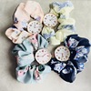 Shiffon swiss watch, hair band, quartz watches, Korean style, floral print