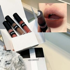 HERORANGE哑雾柔焦唇釉 雾面丝绒不易沾杯伪素颜显白雾面口红套装