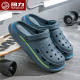 Warrior hole shoes men's outdoor wear non-slip summer trendy thick bottom shit feeling beach sandals men's closed toe wholesale