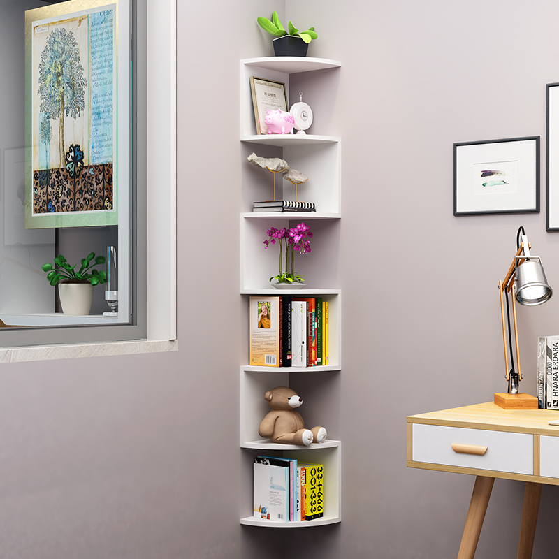 3Y corner bookshelf shelf shelf storage rack wall hanging wall shelf…