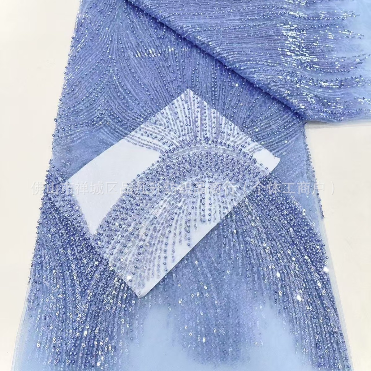 Tejido bordado de flores, tejido de sequinilla, tejido de boda, tejido bordado de sequinilla, fábrica de tejido bordado en stock al por mayor
