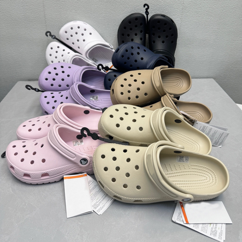 Couple Style Men's and Women's Clogs, Men's and Women's Casual Non-Slip Flat Beach Shoes, Toe-Toe Thick-Soled Women's Shoes, Dongguan Factory Shoes
