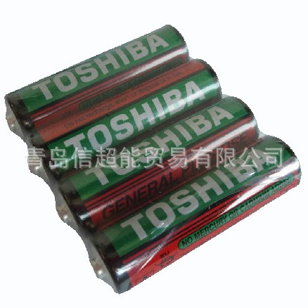 Toshiba东芝 AA5号五号 R6P 碳性电池 四粒 英文出口工业配套装
