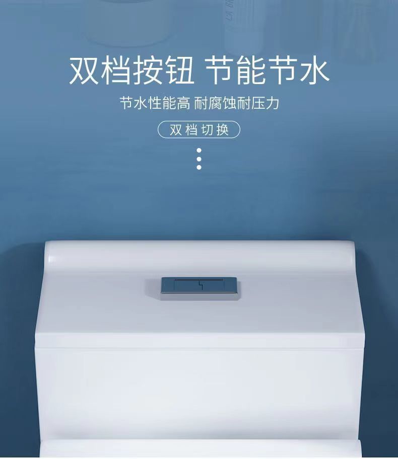 Rental housing toilet, bathroom toilet, household small-sized toilet, siphon anti-clogging and anti-odor direct flush toilet undefined