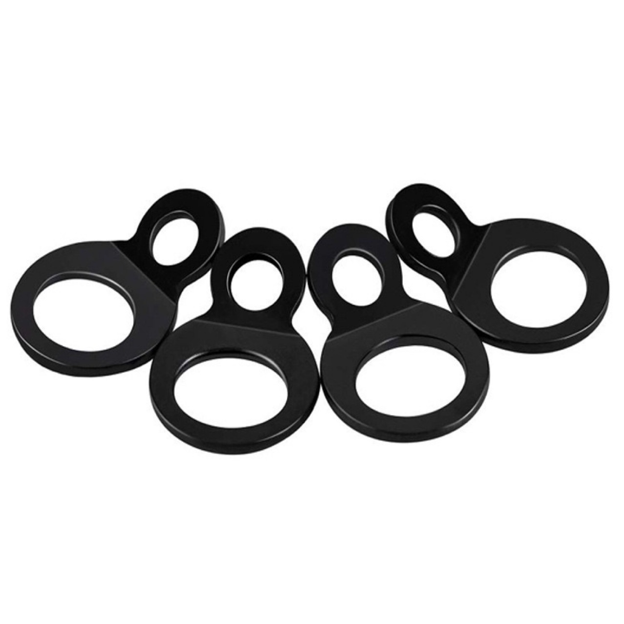 黑色O形环系紧锚钩适用于车库车间卡车拖车高尔夫球车挂钩配件