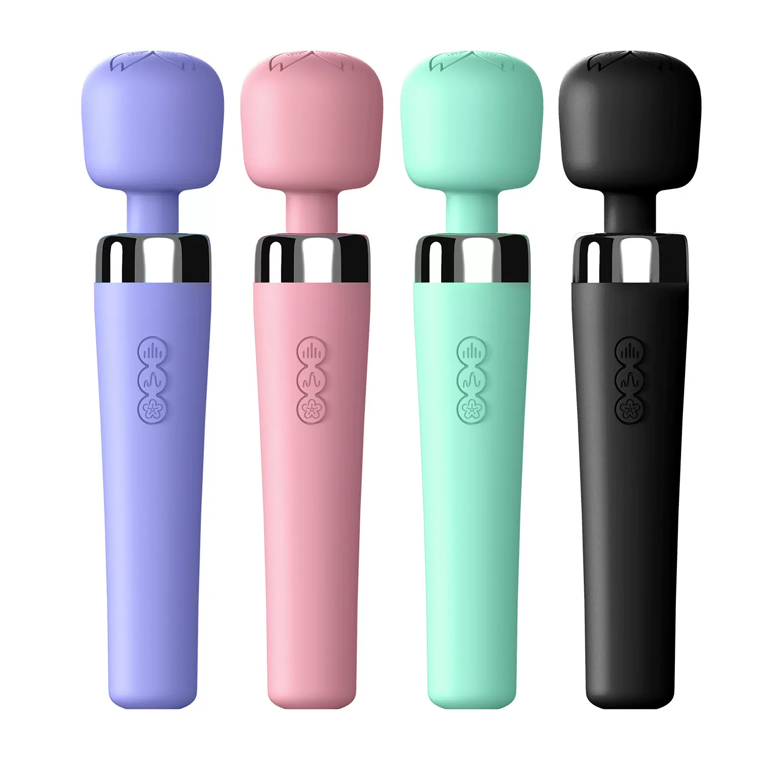 硅胶震动棒电动棒女用按摩AV振动棒成人用品厂家直销便携静音设计