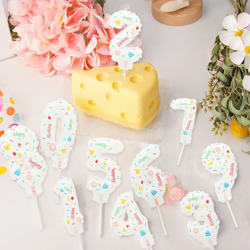 Venta directa de fábrica Mini clip de película de aluminio digital globo pastel decoración de cumpleaños accesorios fotográficos globo vela globo