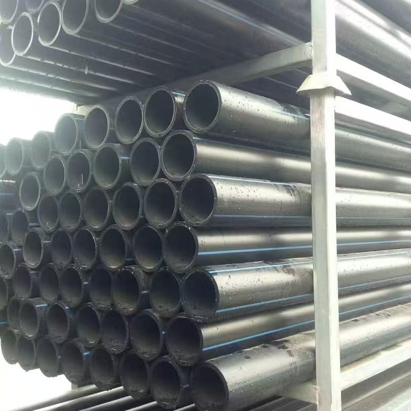 PE100 grade new material black water supply pipe drinking water pipe thickened 100 grade polyethylen