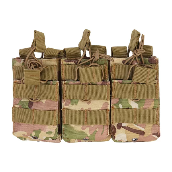 Outdoor Tactical AK triple fast plucked clip bag JPC tactical vest accessory bag molle sundry bag