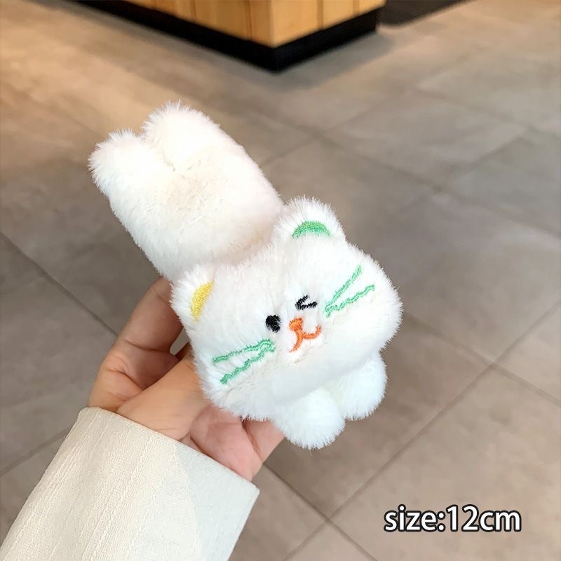 漫画人形ぬいぐるみレッサーパンダヘアピンサイドクリップ大型BBクリップヘアアクセサリーヘアピンメイクアップクリップぬいぐるみ|undefined