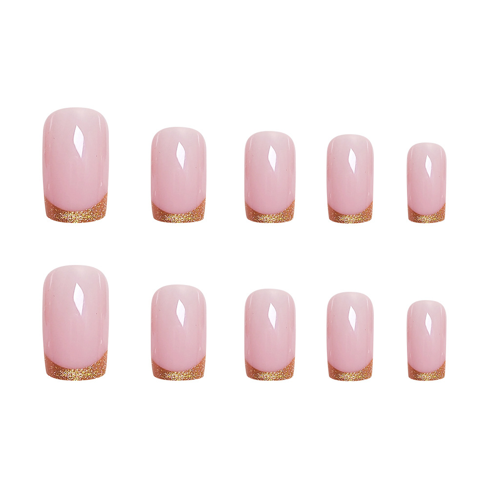 Ojos de gato franceses venta cruzada de uñas polvo desnudo de estilo europeo y americano, 24 uñas falsas al por mayor image 5