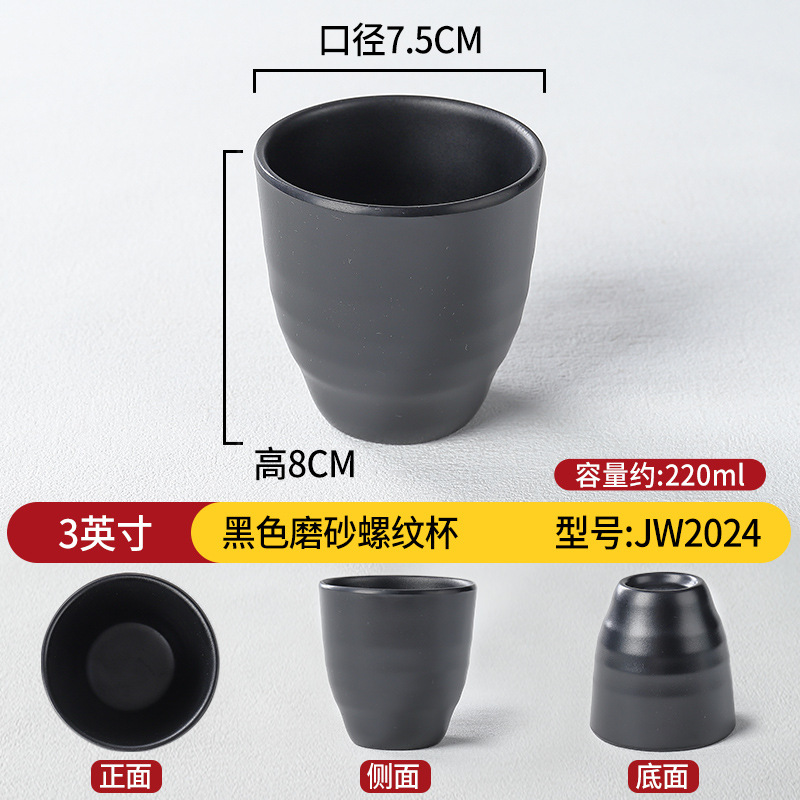 3 인치 블랙 프로스트 스레드 컵 JW2024