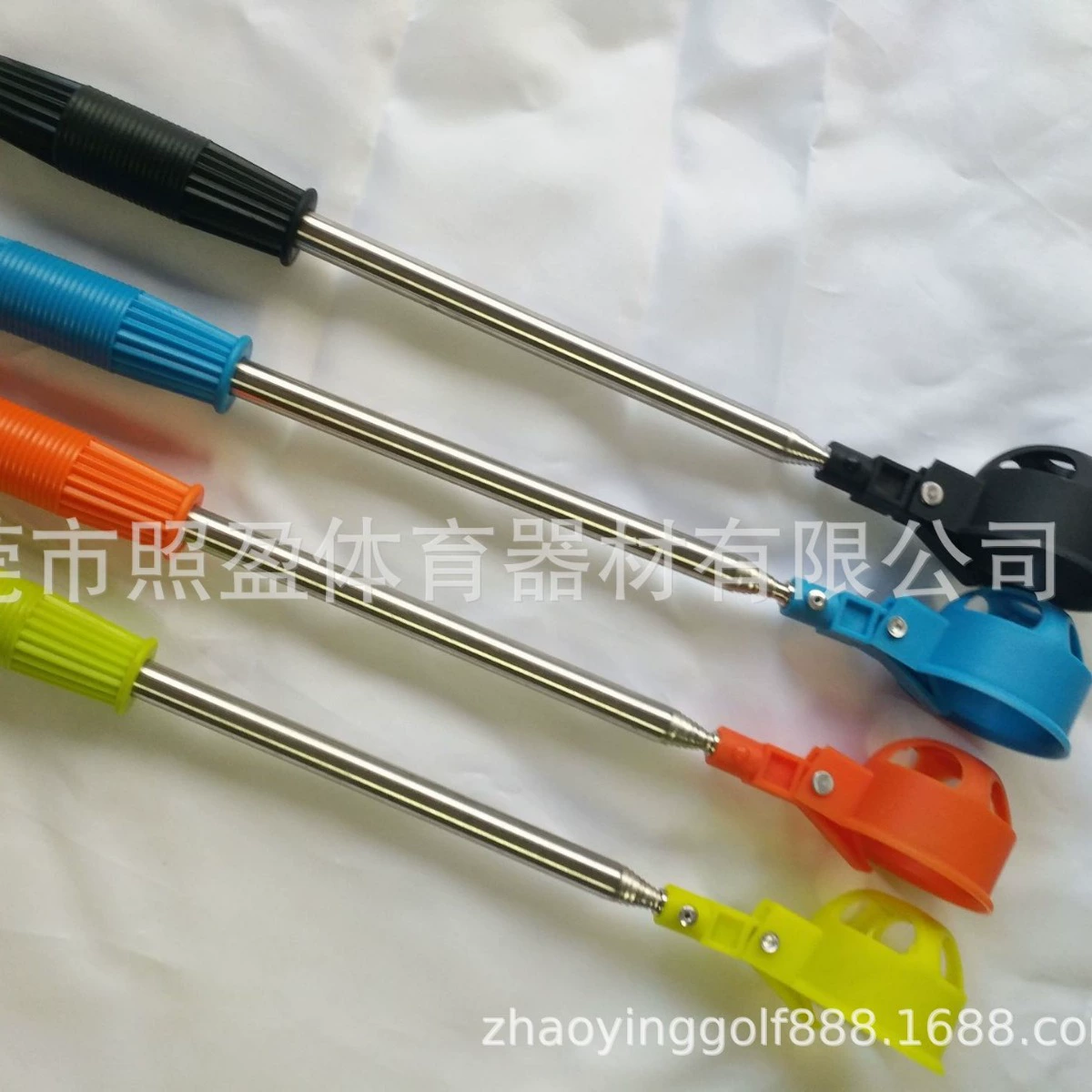 Инструмент для сбора мячей для гольфа из нержавеющей стали с 8 секциями, производство Source Factory, принадлежности для гольфа