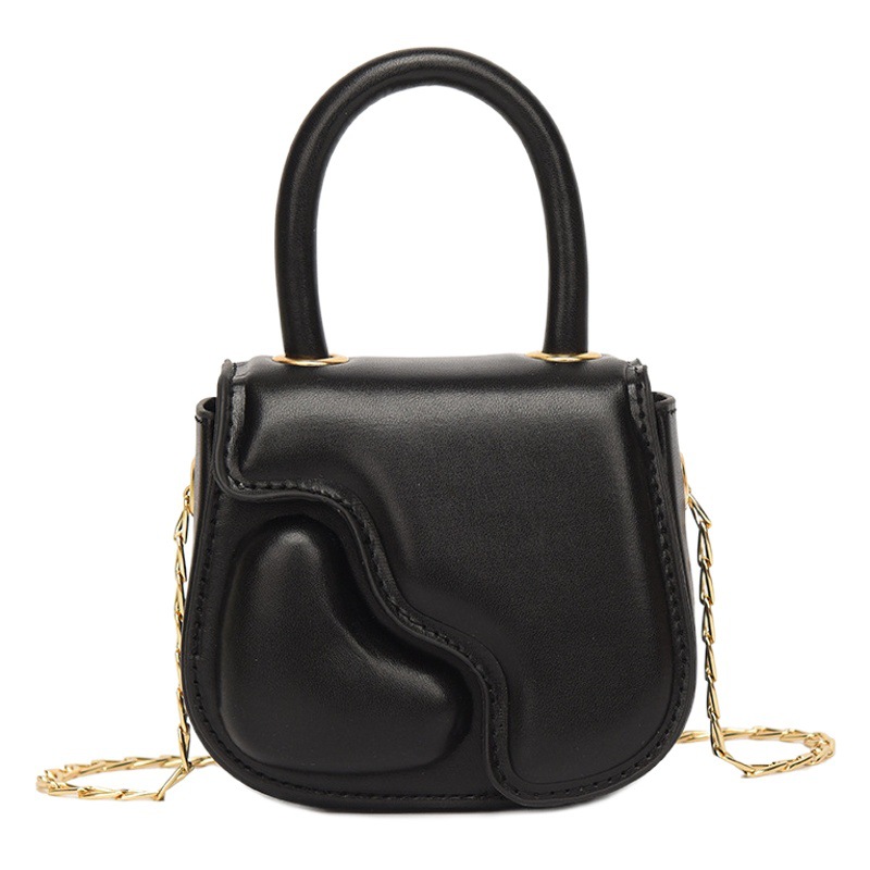 Estilo coreano bolso de moda para niños entre padres e hijos bolso simple cadena mini bolso cuadrado fuera retro amor accesorios bolsa