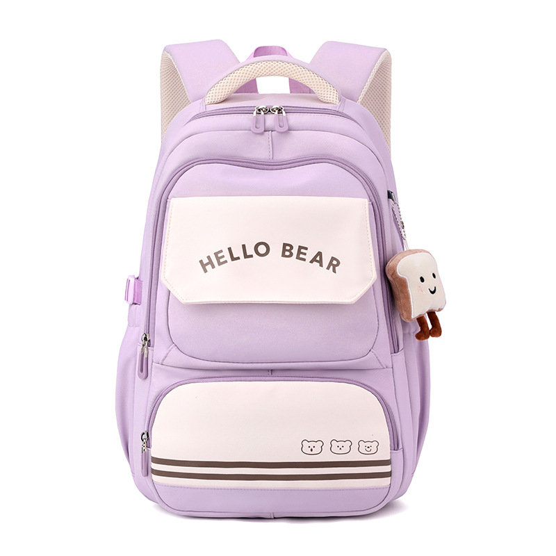 Mochila escolar nueva de pez natural para mujer universitaria, mochila de gran capacidad para escuela secundaria, estudiantes de escuela primaria, 3.º a 6.º grado, a prueba de salpicaduras