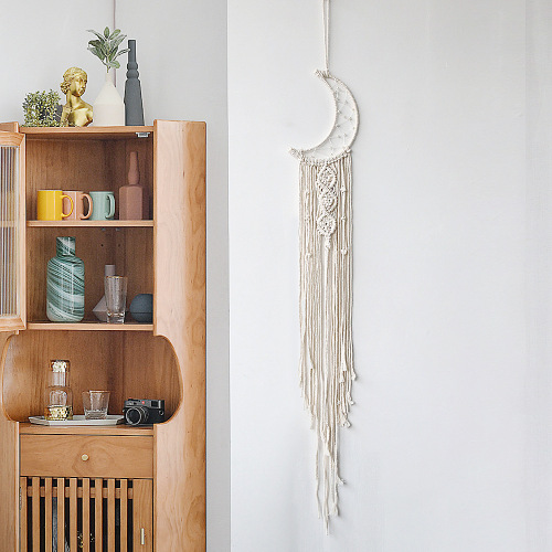 ins hand-woven tapestry moon dream catcher wall decoration pendant creative home wall hanging room wall decoration