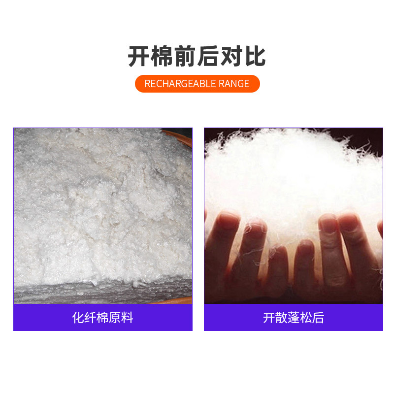 Fabricante de abertura de algodón de cinta transportadora, algodón de perla, algodón de pluma, algodón PP, muñeca de algodón, juguete de peluche, abertura de algodón, relleno de algodón, máquina integrada