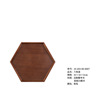 Custom 300 black walnut diagonal dial Japanese -style wooden tray hotel Western food fruit snack wooden pallet high value