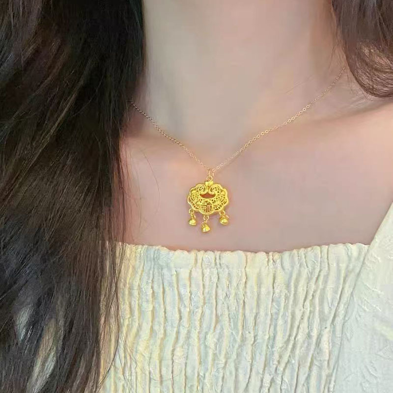 新款法式轻奢珍珠项链女小众复古不掉色锁骨链气质高级感项饰批发|undefined
