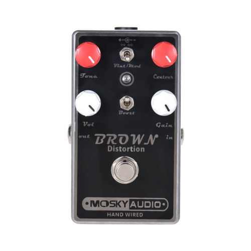 MOSKYAUDIO guitar effector handmade effector BROWN DISTORTION manufacturer wholesale