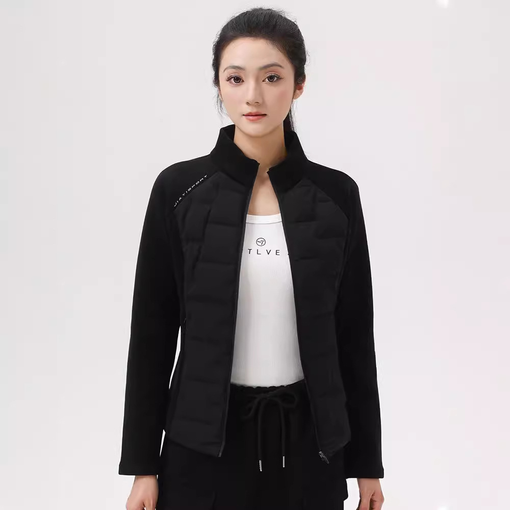 2025 New Autumn and Winter Lightweight down Jacket for Women, 90% White Duck Down, Short Style, Stand Collar, Large Goose down Jacket, Slim Waist Coat