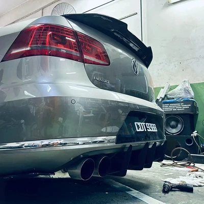 Suitable for Volkswagen Magotan B7 Overseas (Passat)2011-2014 rear blade spoiler modified rear wind (Spoiler)