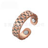 Copper bracelet, retro magnetic jewelry, accessory, European style