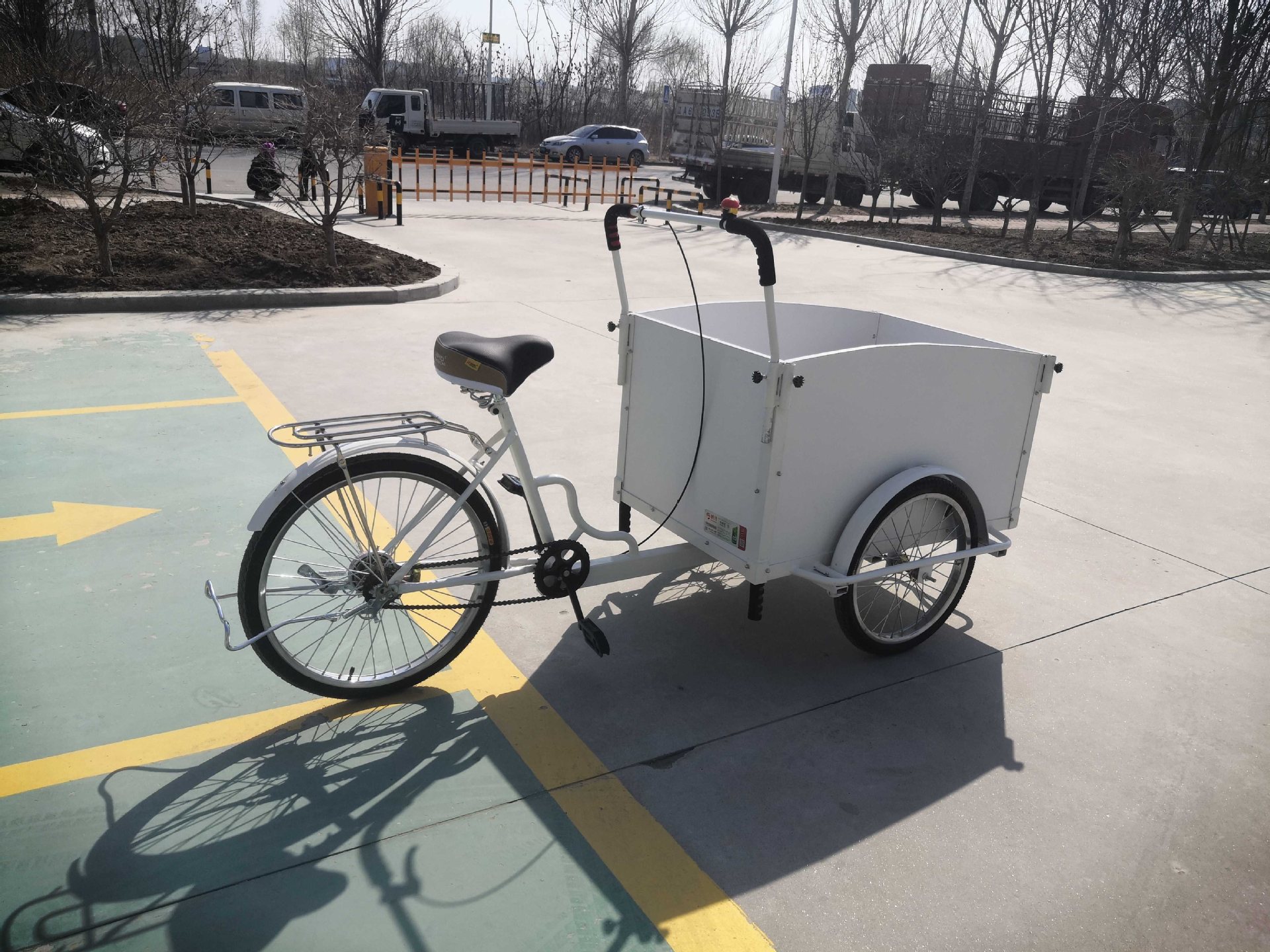 倒骑驴自行车售货三轮车欧款摆摊接送儿童老人代步运输货物