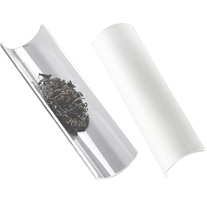 Vidrio de estilo japonés nube transparente niebla té esmerilado té hecho a mano apreciación té de loto dial de té cucharadita juego de té de Kung Fu partes de la ceremonia del té