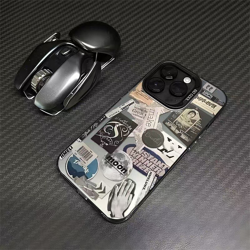 Trendy Collage Suitable for Apple 15 Pro Max Phone Case iPhone 17 Pro Max Cross-Border 16 Personalized 14 Stickers