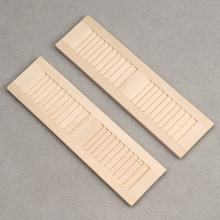 1：12娃娃屋配件百叶DOLLHOUSE模型配件DIY百叶门窗配件装饰百叶