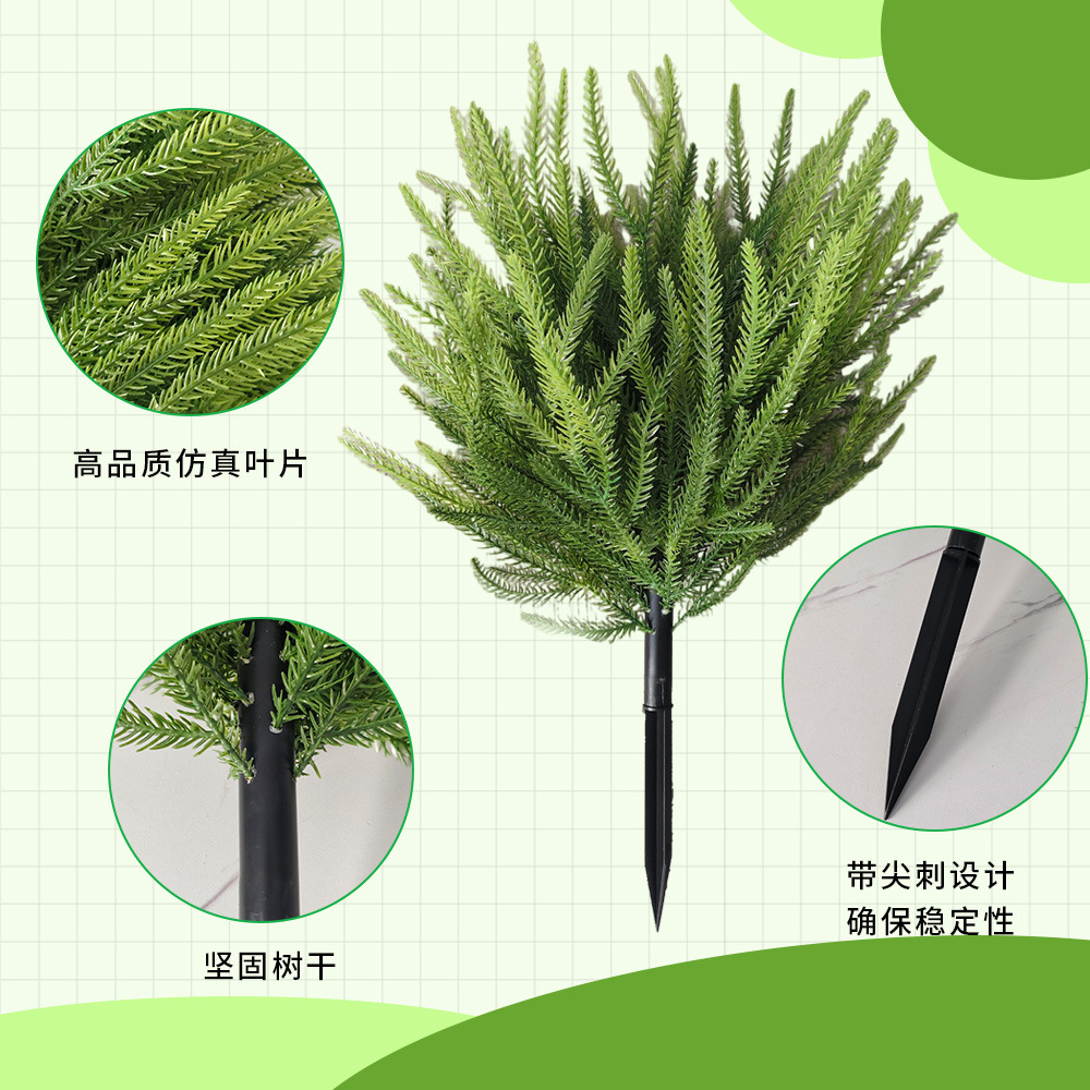 Amazon explotó una variedad de plantas para la decoración del patio primavera y verano al aire libre flores verdes artificiales decorativas