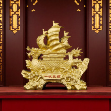 工厂直销一帆风顺帆船招财摆件树脂工艺品客厅办公室装饰开业礼品