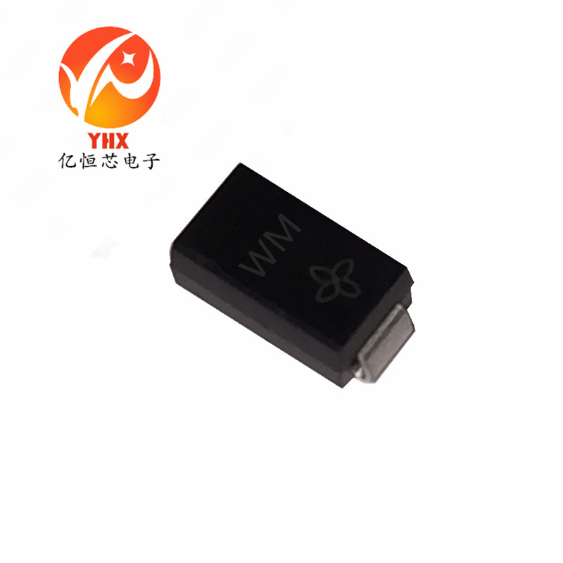 SMAJ7.0CA 丝印WM DO-214AC 7V400W 双向贴片TVS管瞬变抑制二极管